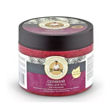 Kąpiel Agafii Bania Agafii -  Kąpiel Agafii Bania Agafii Odchudzający scrub do ciała - Solny, 300 ml 
